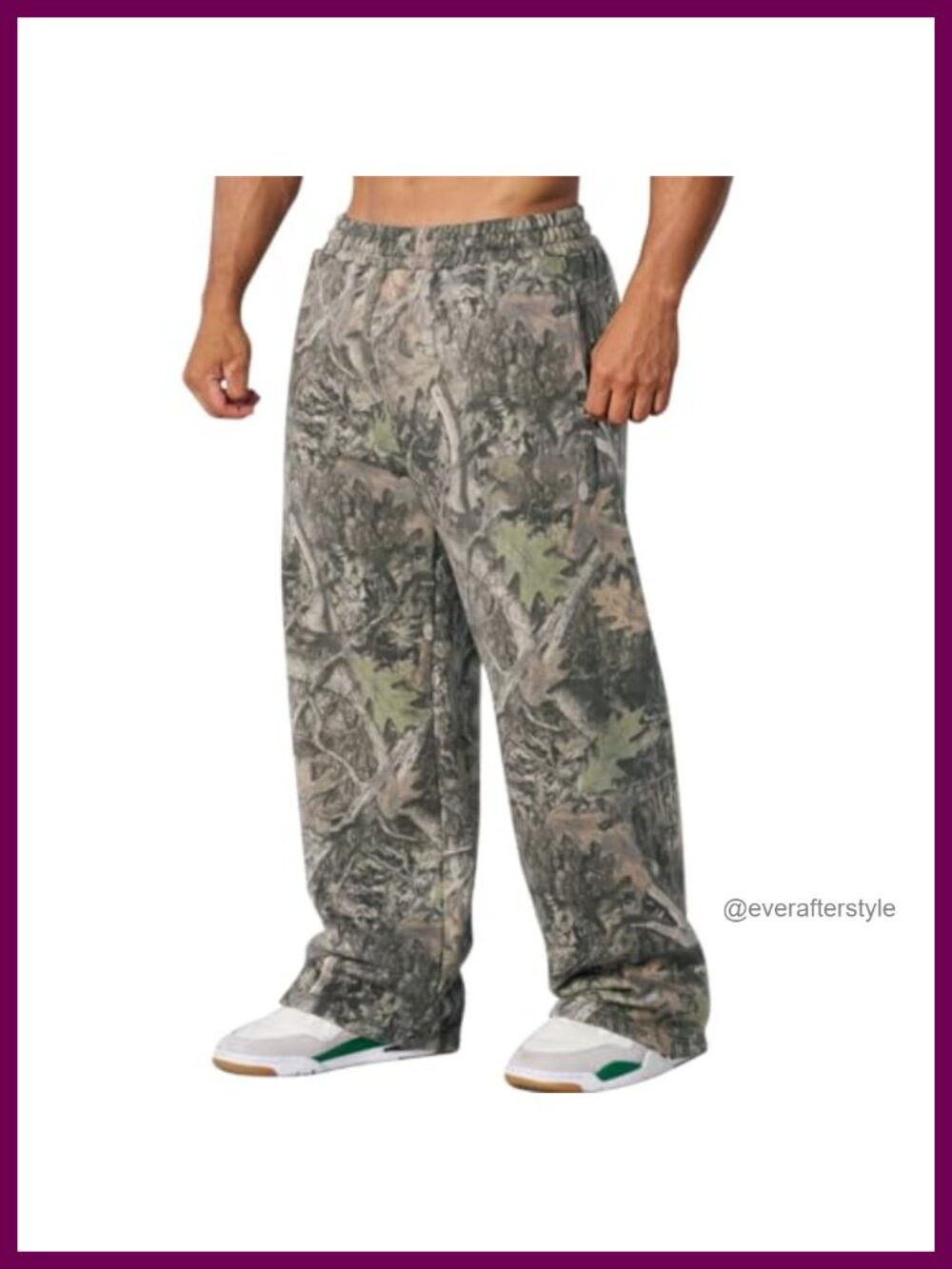 Camo Sweatpants Joggers Track Pants Athletic Workout